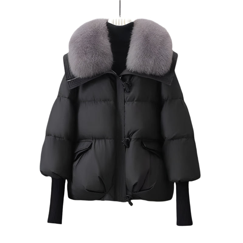CECILE - WOMEN JACKET WITH VEGAN FUR